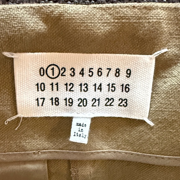 Maison Margiela Two-toned Pelle Leather High waist Shorts Worn on TV Friends 40 - Picture 4 of 12